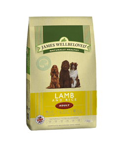 James Wellbeloved Adult Dog Lamb & Rice 15kg