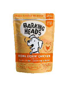 Barking Heads Bowl Lickin' Chicken Pouch 10 x 300g