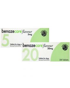 Benazecare 5mg Flavour Tablets for cats & dogs (pack of 28)