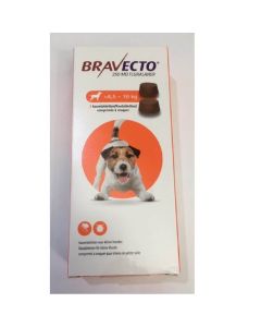 Bravecto Petit chien 4,5 à 10 kg 2 cps- La Compagnie des Animaux
