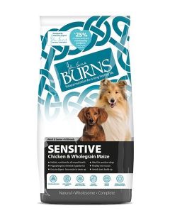 Burns Sensitive Adult Dog Chicken & Wholegrain Maize 6kg