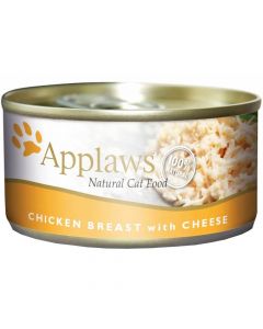 Applaws Adult Cat Chicken & Cheese Tin 24 x 156g
