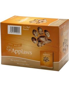 Applaws Adult Cat Chicken & Pumpkin Pouch 12 x 70g