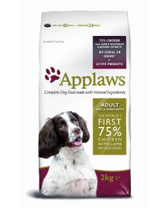 Applaws Adult Dog Small & Medium Breed Chicken & Lamb 2kg