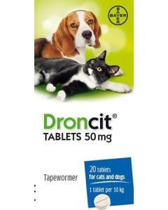Droncit tablets for dogs & cats (singles)