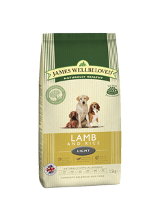 James Wellbeloved Light Dog Lamb & Rice