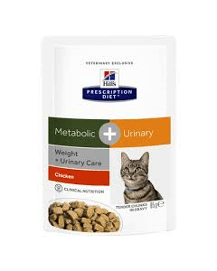 Hill's Prescription Diet Metabolic + Urinary Feline Pouches 
