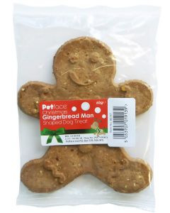 Petface Christmas Gingerbread Man Dog Treat - Dogtor.vet