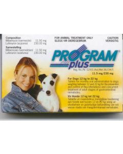 Program Plus Tablets for Medium Dogs 12 - 22kg (pack of 6)