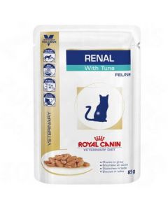 Royal Canin Feline Veterinary Diet Renal Tuna Pouch 48 x 85g
