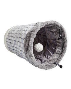 Rosewood Deluxe Snowflake Soft Cat Tunnel - Dogtor.vet