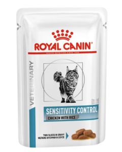 Royal Canin Feline Veterinary Diet Sensitivity Control Chicken Pouch 48 x 85g