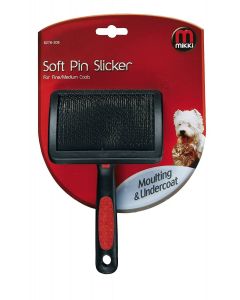 Mikki Soft Pin Slicker for Fine/Medium Coats - Large