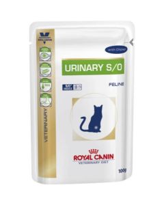 Royal Canin Feline Veterinary Diet Urinary S/O Chicken Pouch 48 x 100g