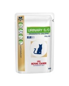 Royal Canin Feline Veterinary Diet Urinary S/O Moderate Calorie Pouch 48 x 85g
