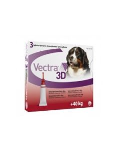 Vectra 3D for Extra Large Dogs 40kg+ (pack of 3)