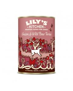 Lily's Kitchen Adult Dog Venison & Wild Boar Terrine Tin 6 x 400g