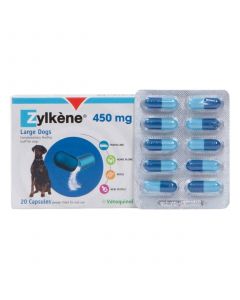 Zylkene 450mg Capsules for Large Dogs (pack of 20)