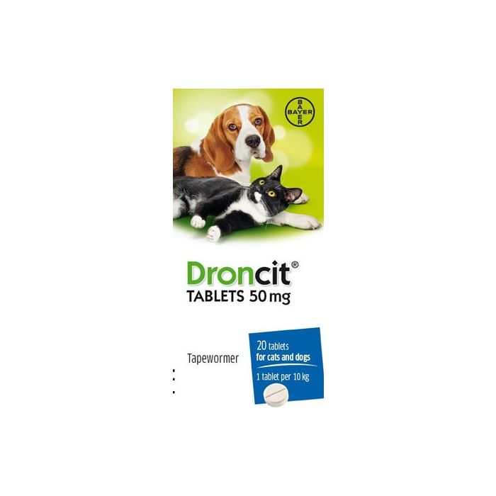 Bayer Droncit Tablet Wormer Tablet for Dogs/Cats Dogtor.vet